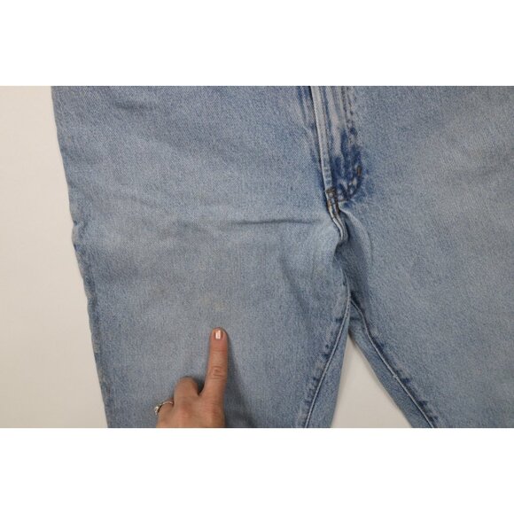 Vtg 90s Y2K Abercrombie & Fitch Womens 12 Babydoll Boy Flare Wide Leg Jeans USA - Picture 7 of 15